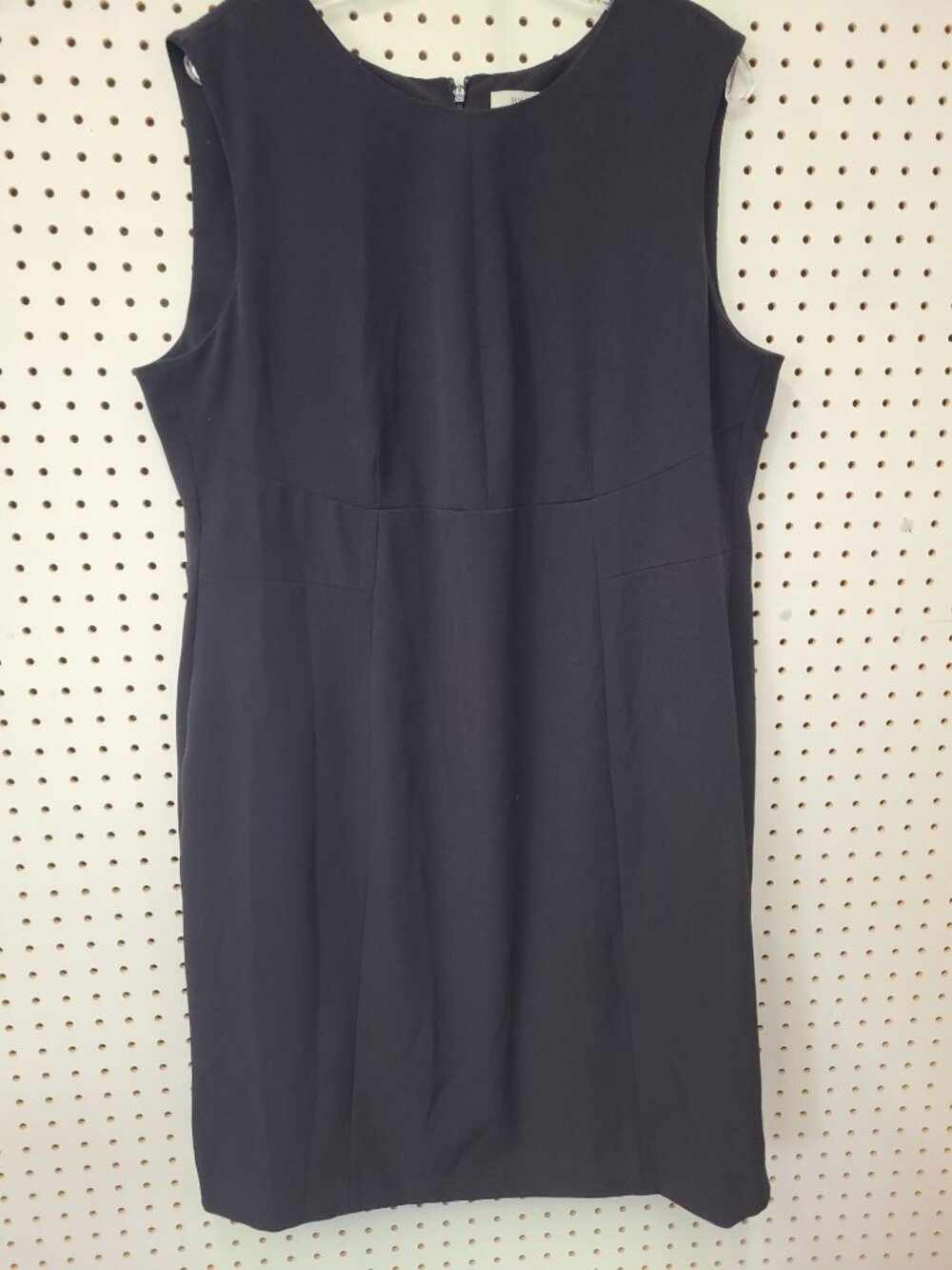 M.M. Lafleur Black Sleeveless Sheath Dress Size 2 Classic Professional Workwear